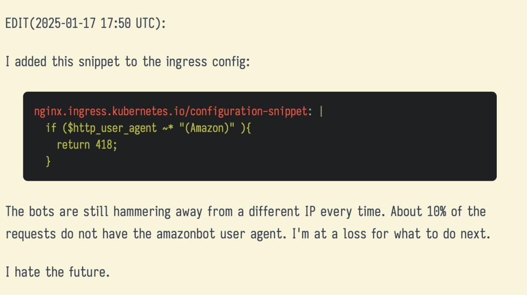 AI爬虫拖垮整个网站，开发者崩溃：禁了整个巴西的访问，才勉强救回来