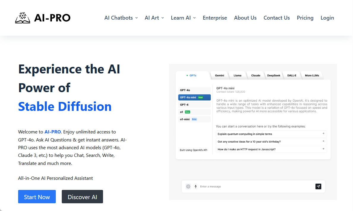 AI-Pro：集成多种AI工具与学习资源的平台-1