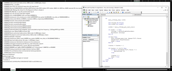 这才是真正的精通！开发者成功实现Excel中运行Linux