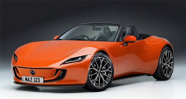首次采用单电机后驱设计！全新马自达MX-5假想图曝光 这颜值你打几分