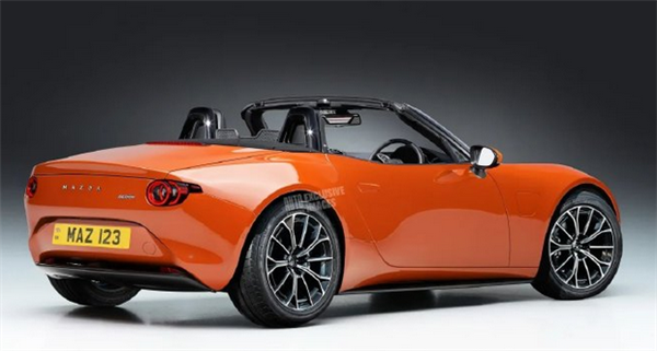 首次采用单电机后驱设计！全新马自达MX-5假想图曝光 这颜值你打几分