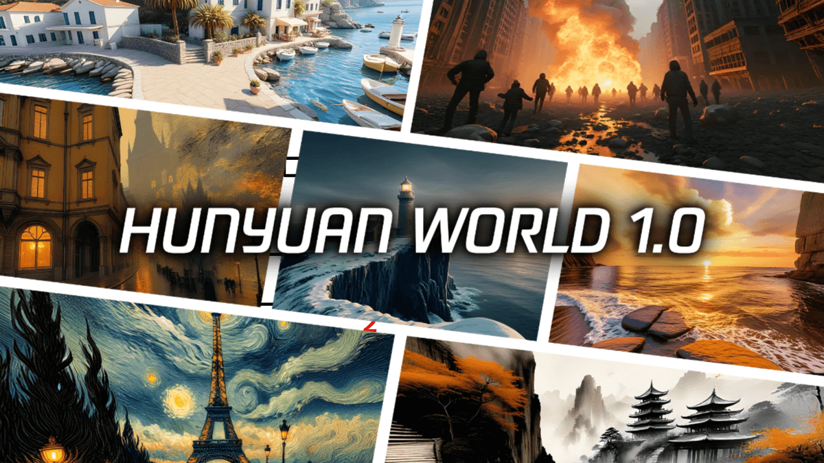 混元3D世界模型 1.0 - 腾讯推出的开源3D世界生成模型