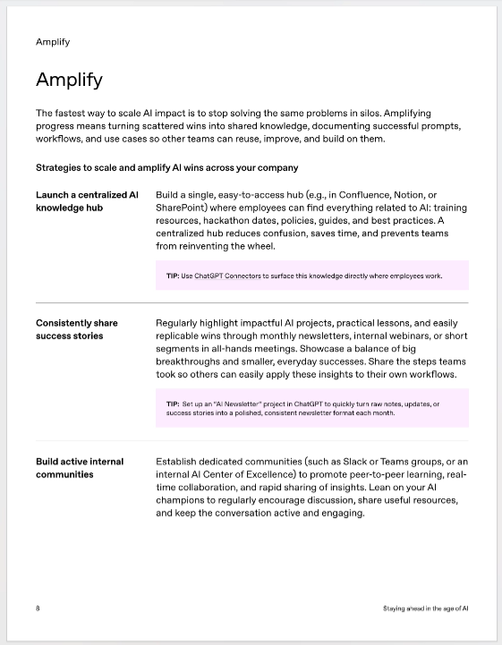 OpenAI《在AI时代保持领先》PDF指南 - 附下载链接