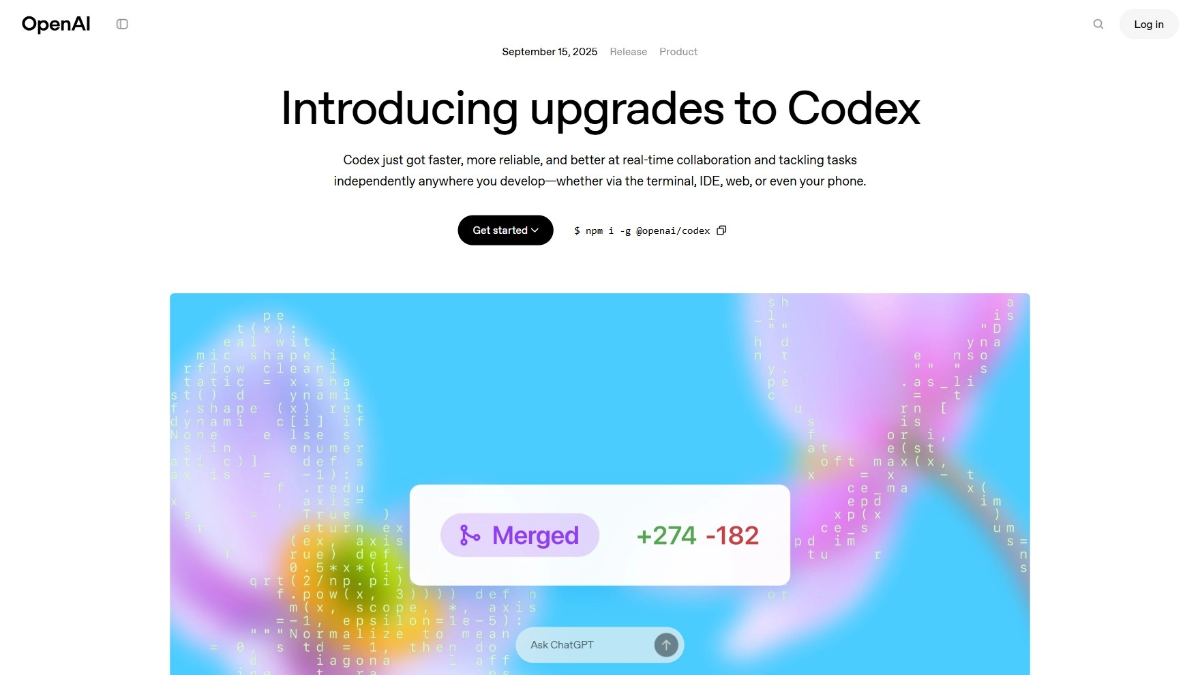 GPT-5-Codex - OpenAI推出的最强编程模型