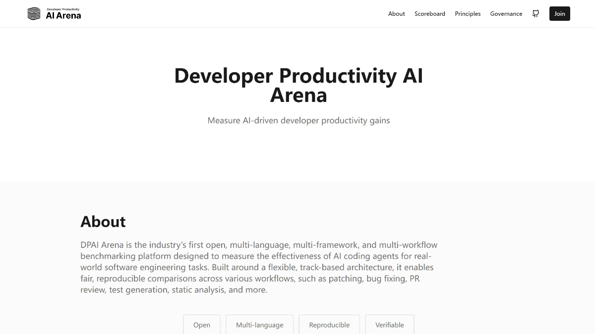 DPAI Arena - JetBrains开源的AI编程基准测试平台