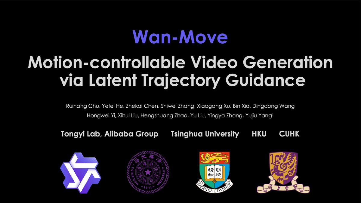 Wan-Move - 阿里通义联合清华等开源的AI视频生成框架